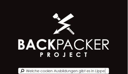 Prall gefüllter Rucksack für die Ausbildung